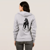 doberman pinscher hoodie (Achterkant volledig)