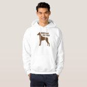 Doberman Pinscher Hoodie (Voorkant volledig)