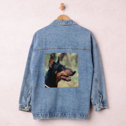 Doberman Pinscher in de Bossen Denim Jacket (Hangar)