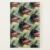 Doberman Pinscher in de Bossen Planner (Achterkant)