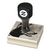 Doberman Pinscher in de Bossen Rubberstempel (Stempel)