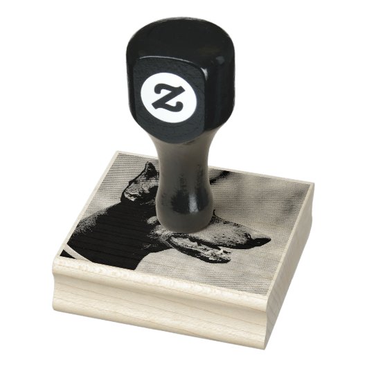 Doberman Pinscher in de Bossen Rubberstempel (Stempel)