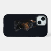Doberman Pinscher iPhone 15 Case (Achterkant horizontaal)