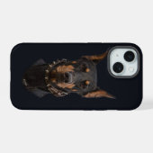 Doberman Pinscher iPhone 15 Case (Achterkant horizontaal)