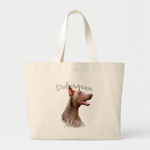 Doberman Pinscher (Isabella) mam 2 Grote Tote Bag