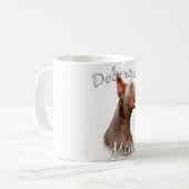 Doberman Pinscher (Isabella) Moeder 2 Koffiemok (Voorkant links)