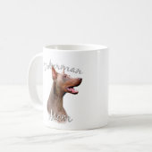 Doberman Pinscher (Isabella) Moeder 2 Koffiemok (Voorkant links)