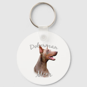 Doberman Pinscher (Isabella) Moeder 2 Sleutelhanger