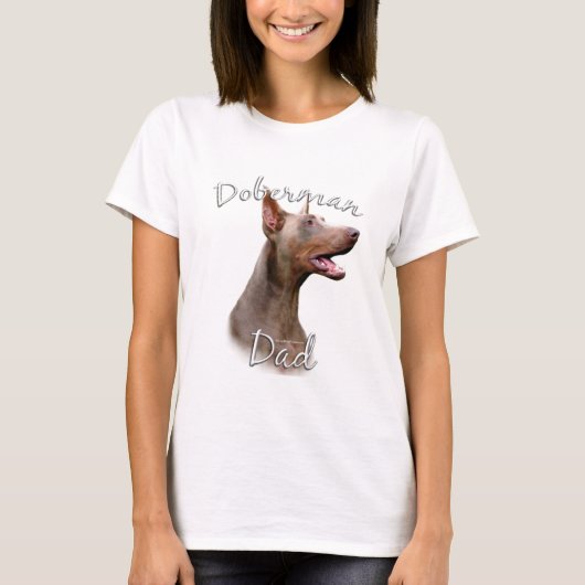 Doberman Pinscher (Isabella) Papa 2 T-shirt (Voorkant)