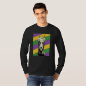 Doberman Pinscher Jester Mardi Gras Dog Mom or Dad T-shirt (Voorkant volledig)