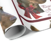 Doberman Pinscher Kerstmis Cadeaupapier (Rol Hoek)