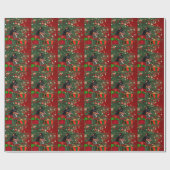 doberman Pinscher Kerstmis Cadeaupapier (Vlak)