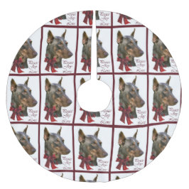 Doberman Pinscher Kerstmis Kerstboom Rok