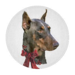 Doberman Pinscher Kerstmis Snijplank