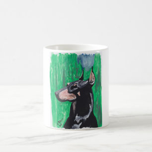 Doberman Pinscher Koffiemok