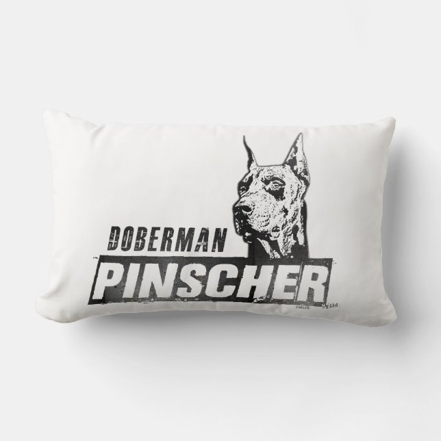 Doberman Pinscher Kussen (Voorkant)