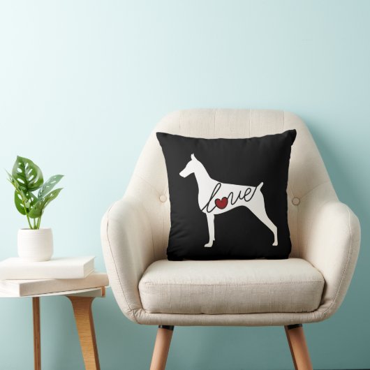 Doberman Pinscher Kussen (Stoel)