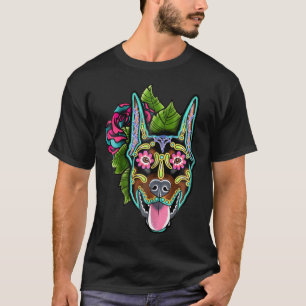 Doberman Pinscher kweekte de eerste dag van de dod T-shirt