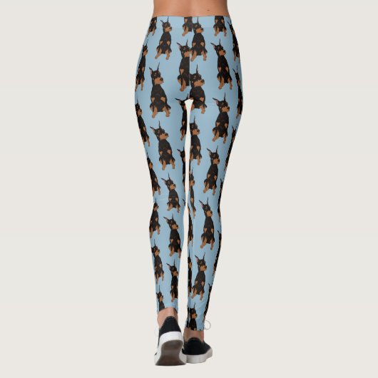 Doberman Pinscher Leggings (Achterkant)