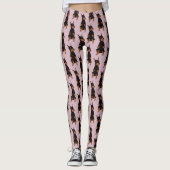 Doberman Pinscher Leggings (Voorkant)