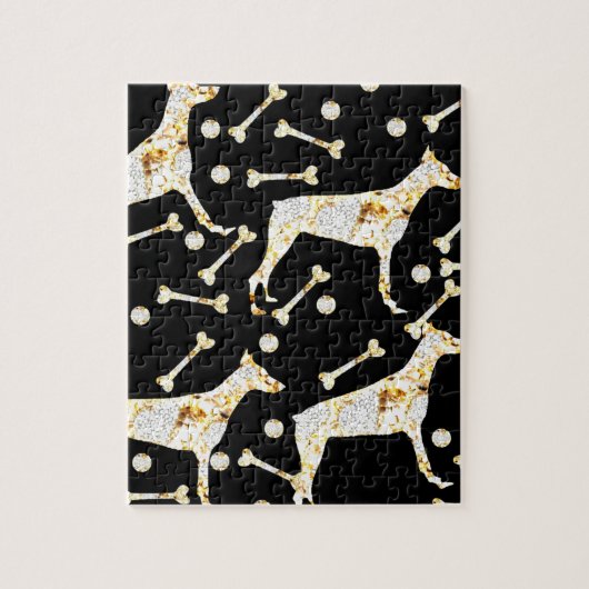 DOBERMAN PINSCHER LEGPUZZEL (Verticaal)