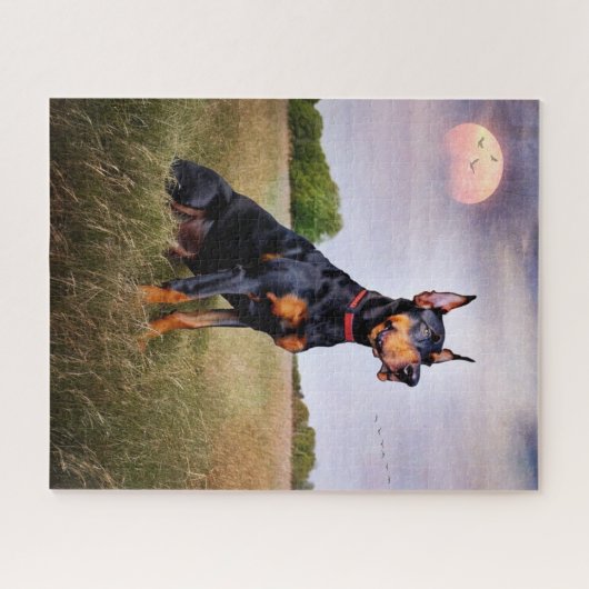 Doberman Pinscher Legpuzzel (Horizontaal)