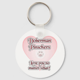 Doberman Pinscher Liefde, Liefde Doberman, Liefde  Sleutelhanger