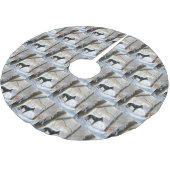 Doberman Pinscher liet het sneeuwen Kerstmis Kerstboom Rok (Gekanteld)