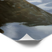 Doberman Pinscher liet het sneeuwen Kerstmis Perfect Poster (Hoek)