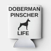 doberman pinscher life blikjeskoeler (Achterkant)