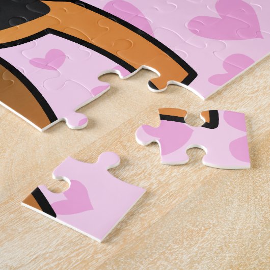 Doberman Pinscher Love Legpuzzel (Zijkant)