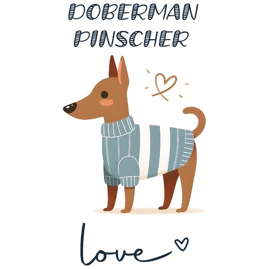 Doberman Pinscher Love T-shirt
