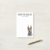 Doberman Pinscher Lover Post-it® Notes (Op bureau)