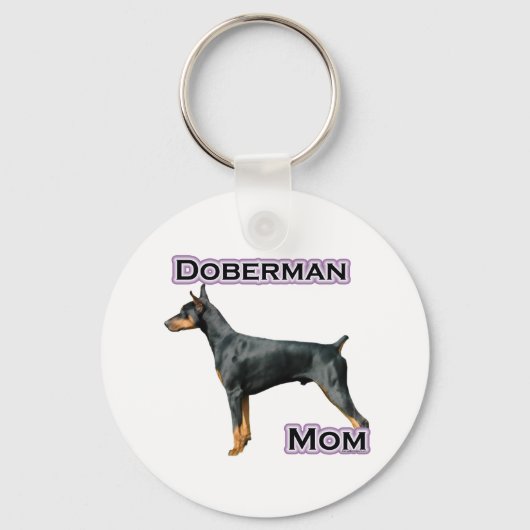 Doberman Pinscher Ma 4 - Sleutelhanger (Voorkant)