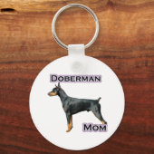 Doberman Pinscher Ma 4 - Sleutelhanger (Voorkant)