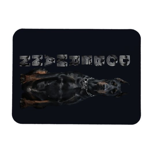 Doberman Pinscher Magneet (Horizontaal)
