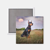 Doberman Pinscher Magneet (Voorkant / Achterkant)