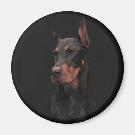 Doberman Pinscher Magneet (Voorkant)