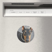 Doberman Pinscher Magnet (Insitu (Vaatwasser))