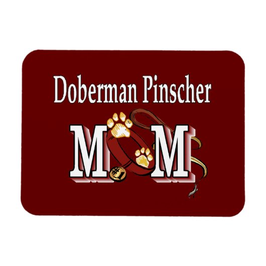 Doberman Pinscher Mam Gifts Magneet (Horizontaal)