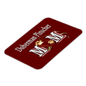 Doberman Pinscher Mam Gifts Magneet (Linkerzijde)