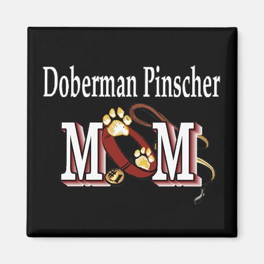 Doberman Pinscher Mam Gifts Magneet (Voorkant)
