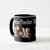 Doberman Pinscher Mam Gifts Mok (Voorkant links)