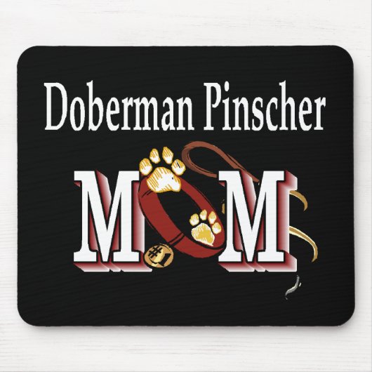 Doberman Pinscher Mam Gifts Muismat (Voorkant)