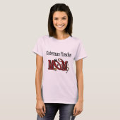 Doberman Pinscher Mam Gifts T-shirt (Voorkant volledig)