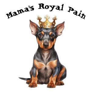 Doberman Pinscher Mama's koninklijke pijn T-shirt