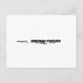 doberman pinscher mashup briefkaart (Voorkant)