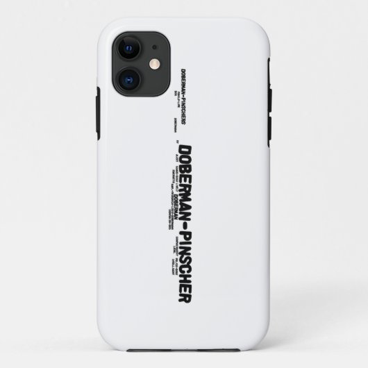 Doberman Pinscher Mashup.png Case-Mate iPhone Case (Achterkant)