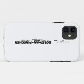 Doberman Pinscher Mashup.png Case-Mate iPhone Case (Achterkant (horizontaal))