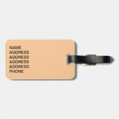 Doberman Pinscher met hart Bagagelabel (Achterkant horizontaal)